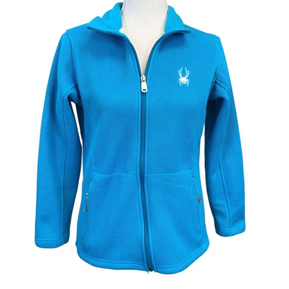 Spyder Blue Utility Jacket for Women - Picture 1 of 7